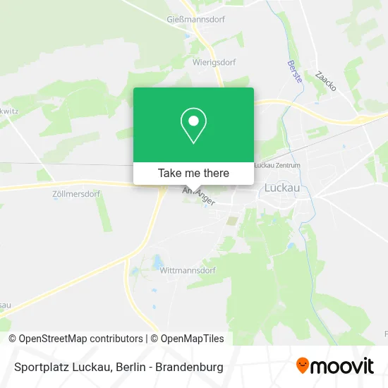 Sportplatz Luckau map