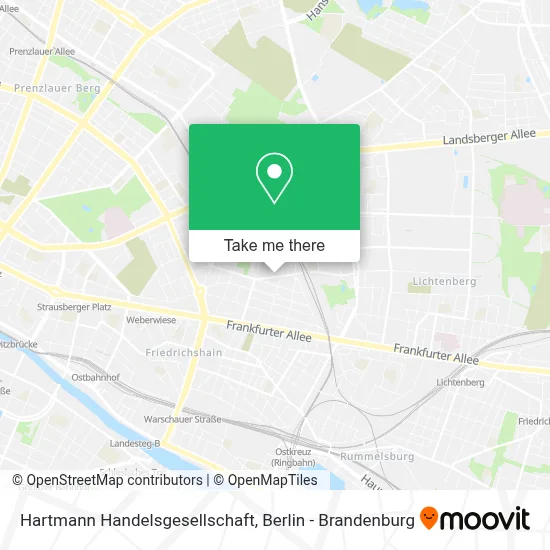 Hartmann Handelsgesellschaft map
