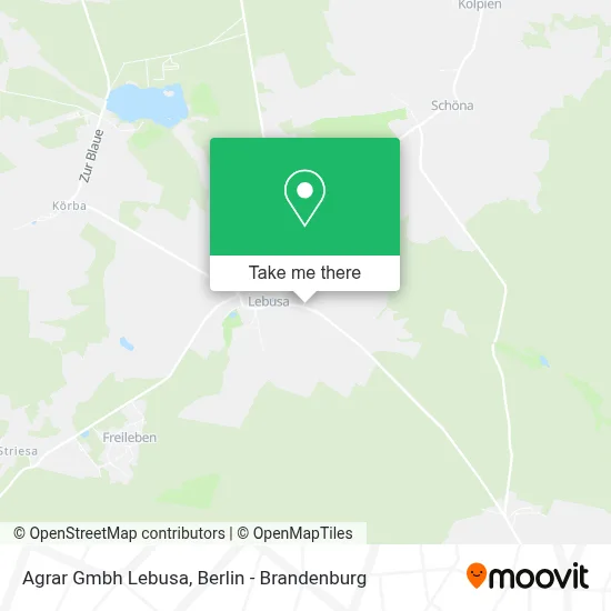 Agrar Gmbh Lebusa map