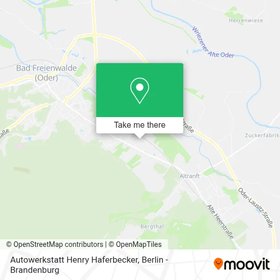 Autowerkstatt Henry Haferbecker map