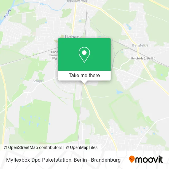 Myflexbox-Dpd-Paketstation map