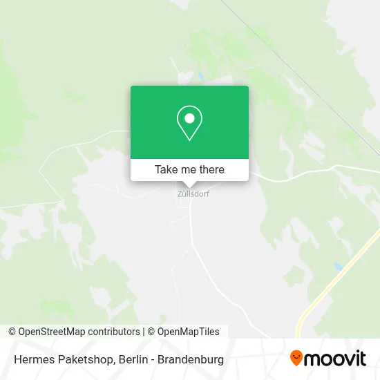 Hermes Paketshop map