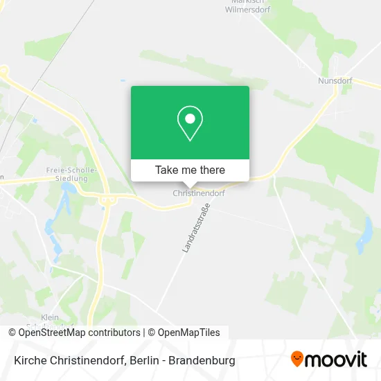 Kirche Christinendorf map