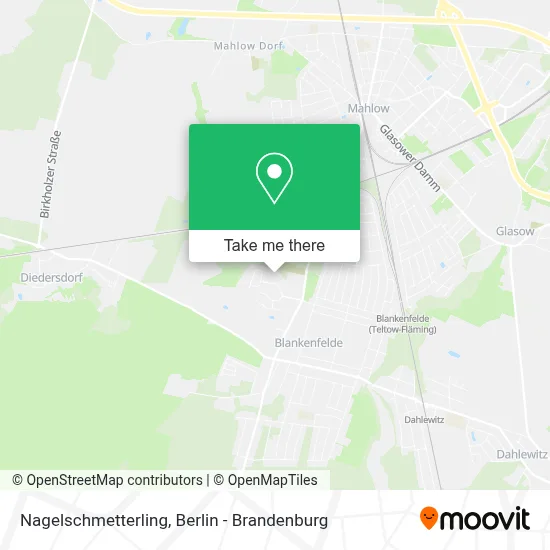 Nagelschmetterling map