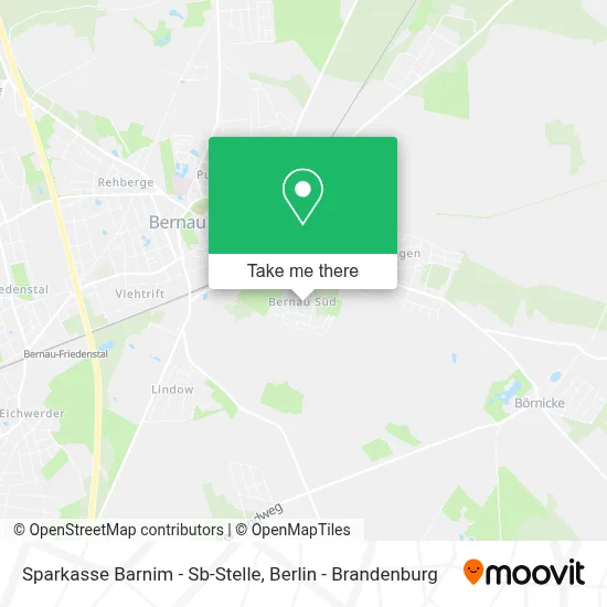 Sparkasse Barnim - Sb-Stelle map