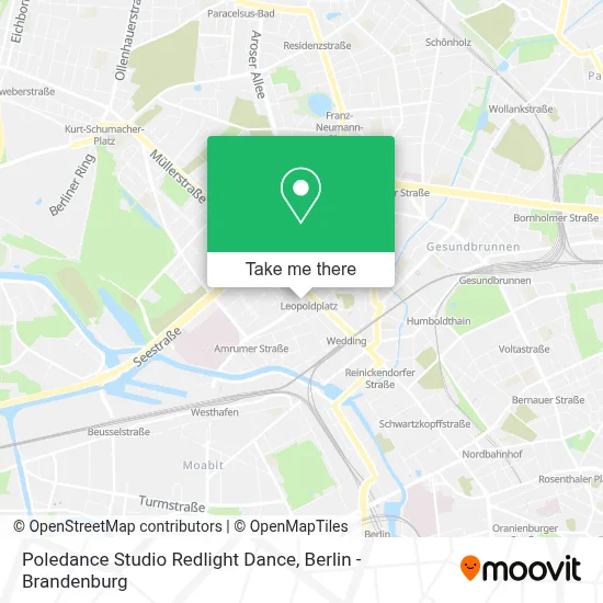 Poledance Studio Redlight Dance map