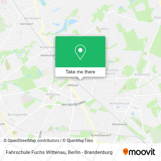 Fahrschule Fuchs Wittenau map