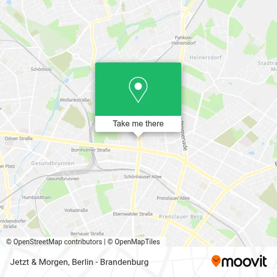 Jetzt & Morgen map