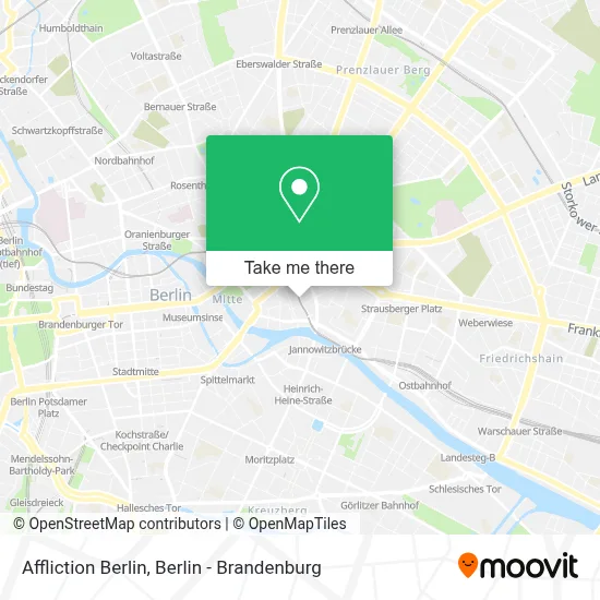 Affliction Berlin map