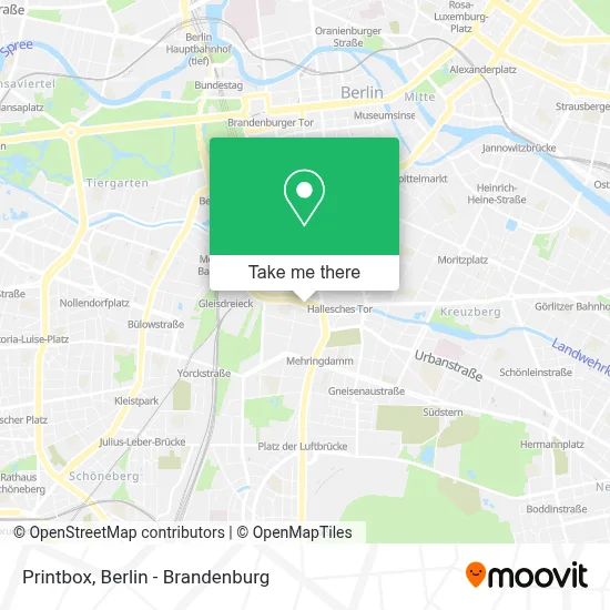 Printbox map