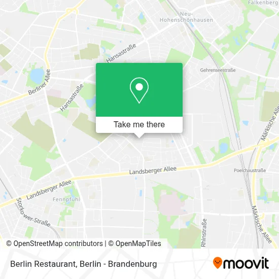 Berlin Restaurant map