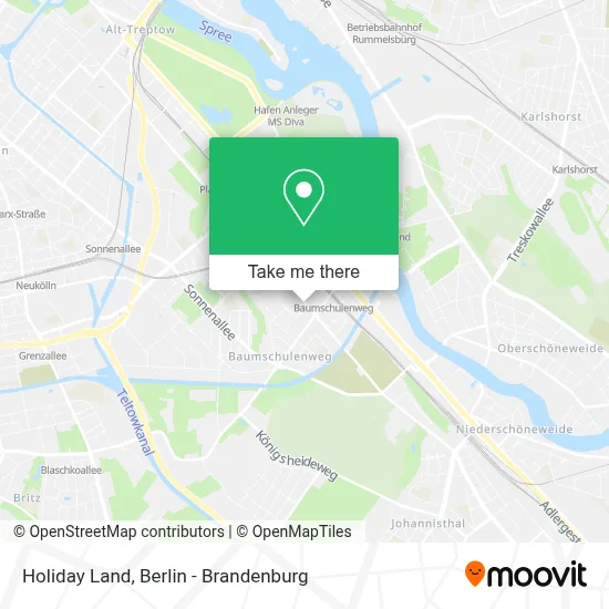 Holiday Land map