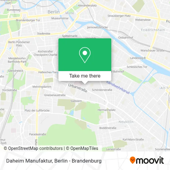 Daheim Manufaktur map