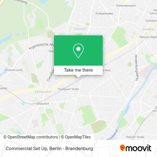 Commercial Set Up map