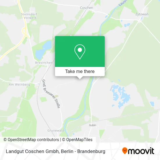 Landgut Coschen Gmbh map