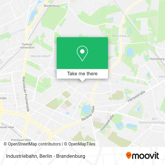 Industriebahn map