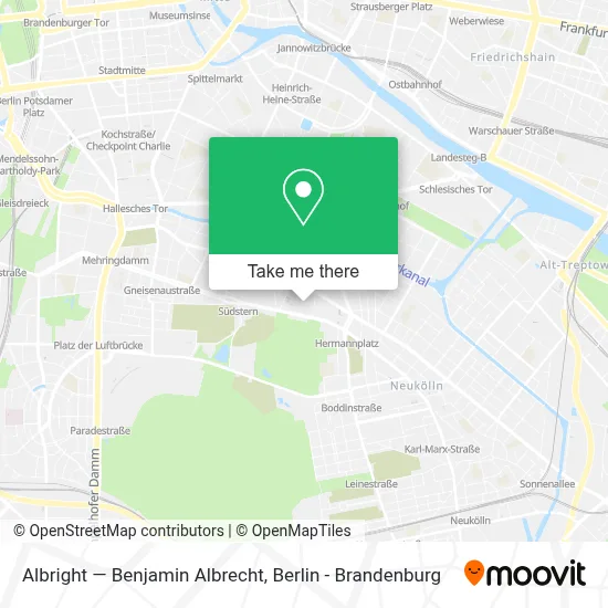 Albright — Benjamin Albrecht map