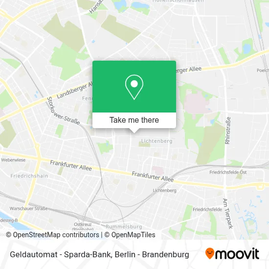 Geldautomat - Sparda-Bank map