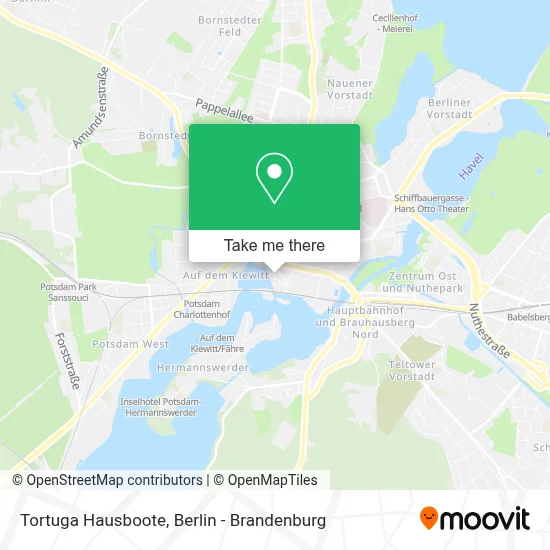 Tortuga Hausboote map