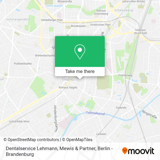 Dentalservice Lehmann, Mewis & Partner map