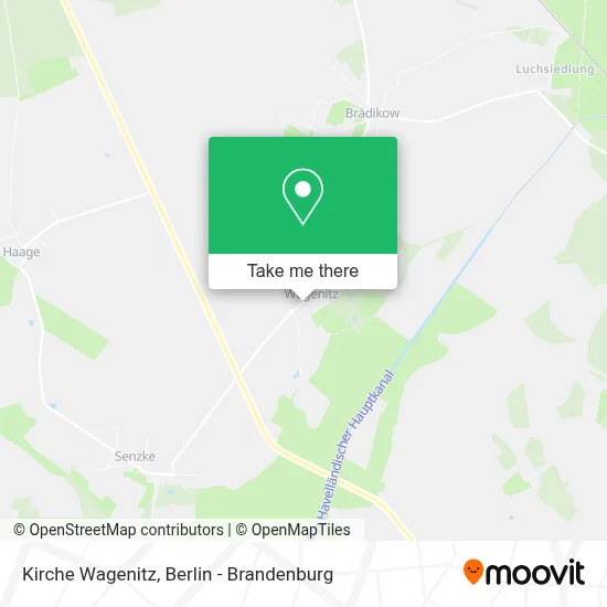 Kirche Wagenitz map