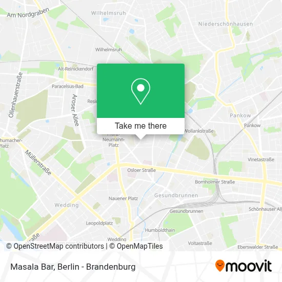 Masala Bar map