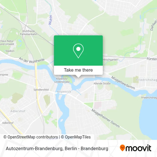 Autozentrum-Brandenburg map