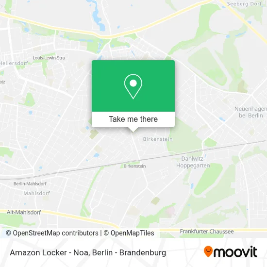 Amazon Locker - Noa map