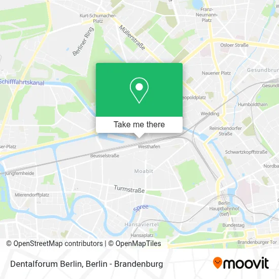 Dentalforum Berlin map