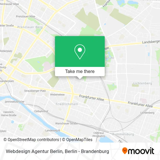 Webdesign Agentur Berlin map