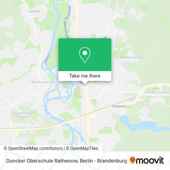 Duncker Oberschule Rathenow map