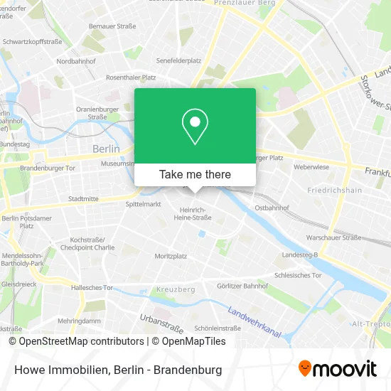 Howe Immobilien map