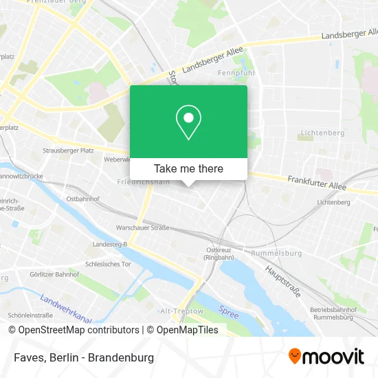 Faves map