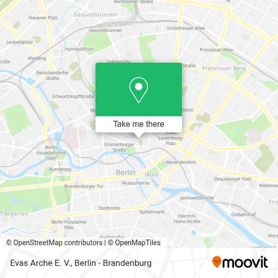 Evas Arche E. V. map