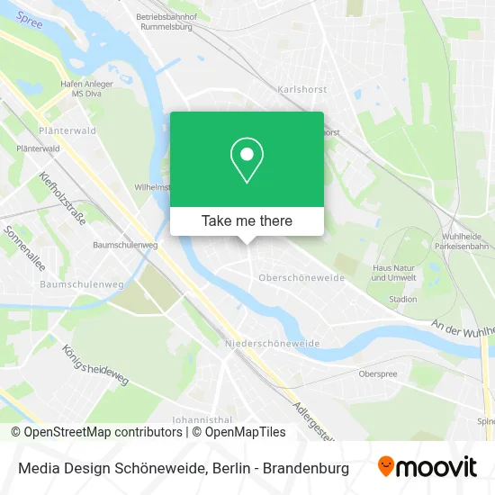 Media Design Schöneweide map