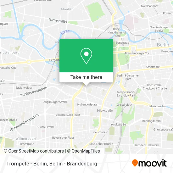 Trompete - Berlin map