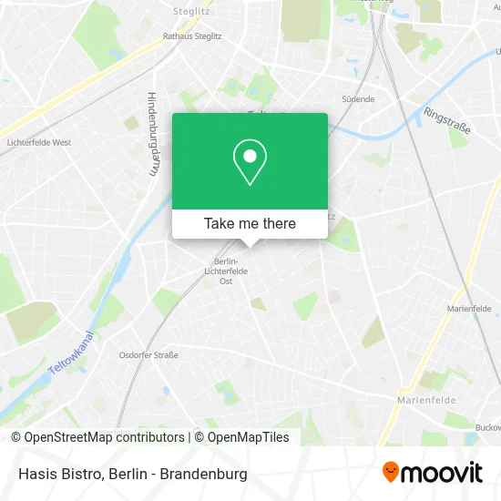 Hasis Bistro map