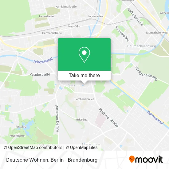 Deutsche Wohnen map