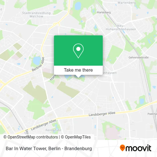 Bar In Water Tower map