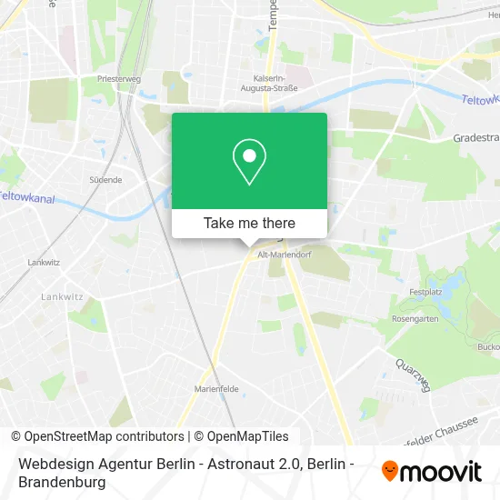 Webdesign Agentur Berlin - Astronaut 2.0 map