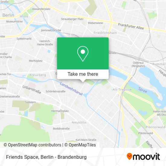 Friends Space map