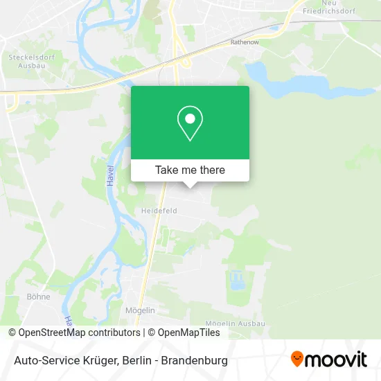 Auto-Service Krüger map