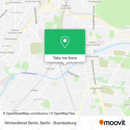 Winterdienst Berlin map