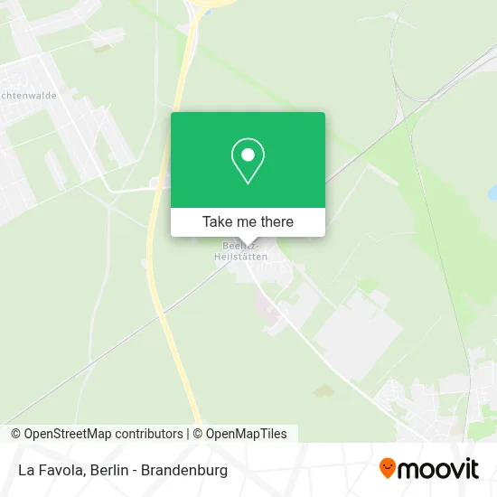 La Favola map