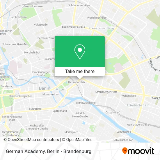 German Academy map