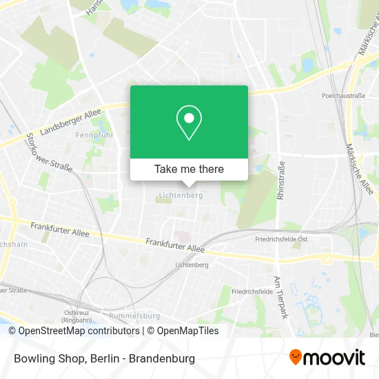 Bowling Shop map