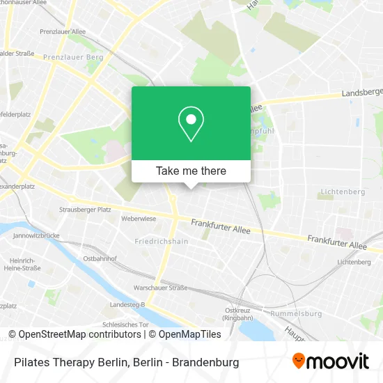 Pilates Therapy Berlin map
