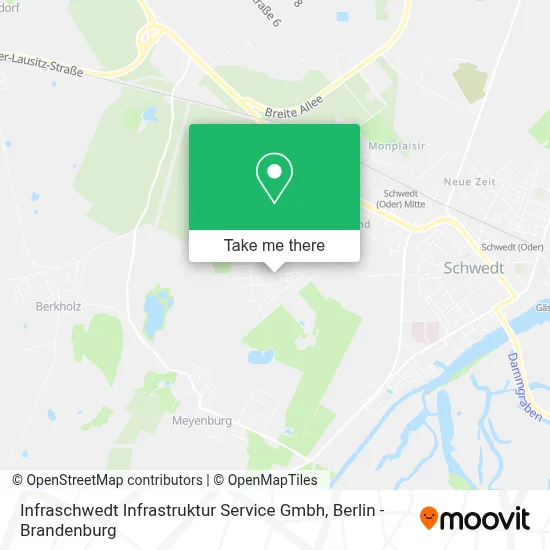Infraschwedt Infrastruktur Service Gmbh map