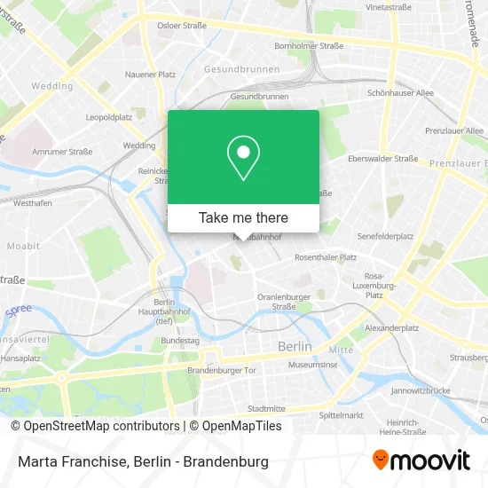 Marta Franchise map