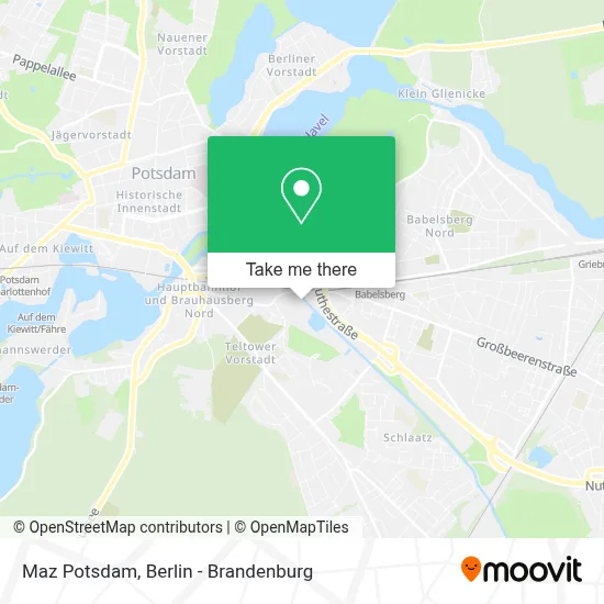 Maz Potsdam map